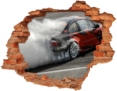 Foto zdjęcie dziura na ścianę Tor do driftu