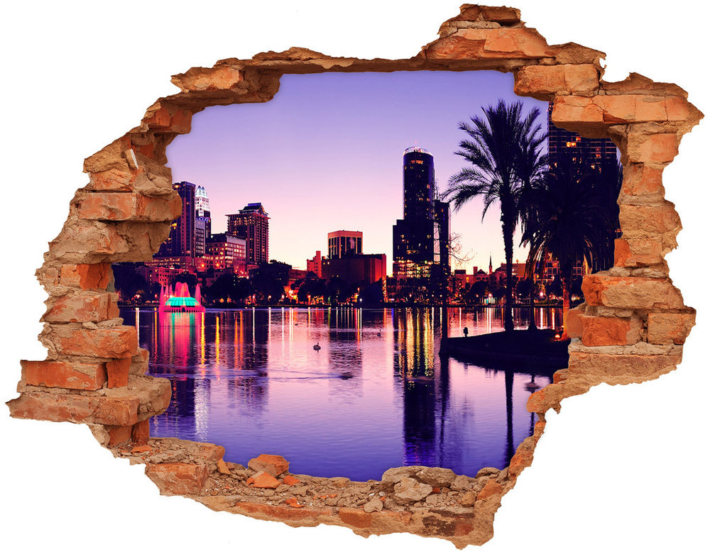 Fototapeta dziura na ścianę 3d Orlando USA