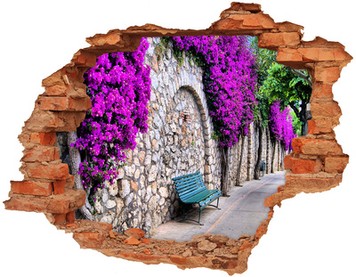 Fototapeta dziura na ścianę 3d Urokliwe uliczki