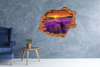 naklejka fototapeta 3D widok Pole lawendy