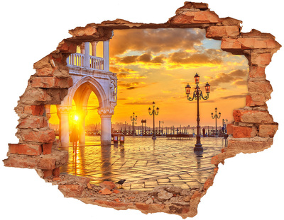 Fototapeta dziura na ścianę 3d Wenecja Włochy