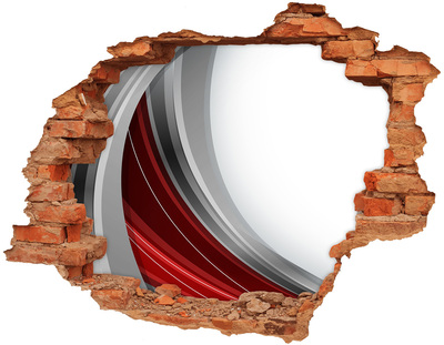 Dziura 3d fototapeta na ścianę naklejka Fale tło