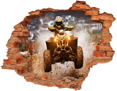 Foto zdjęcie dziura na ścianę Quad