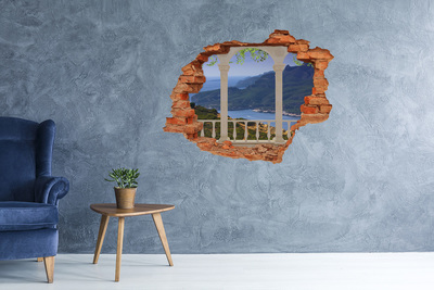 Fototapeta dziura na ścianę 3d Widok na zatokę