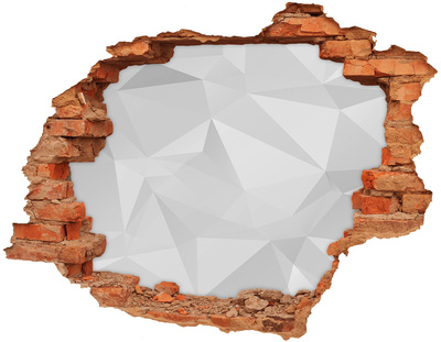 Dziura 3d fototapeta na ścianę Abstrakcja trójkąty