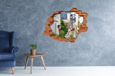 Fototapeta dziura na ścianę 3d Urokliwa uliczka
