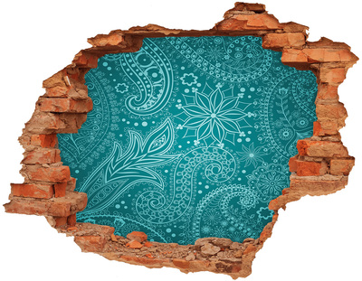 Dziura 3d fototapeta naklejka Ornamenty
