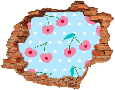 Fototapeta dziura na ścianę Ikony owoców
