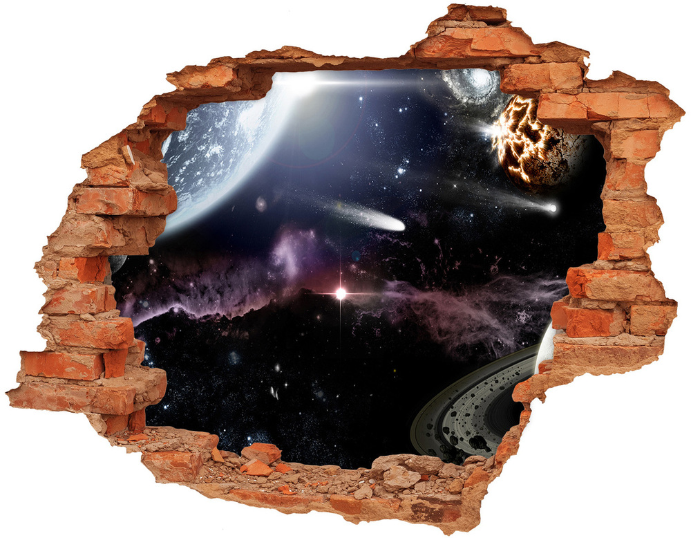 Foto zdjęcie dziura na ścianę Galaktyka