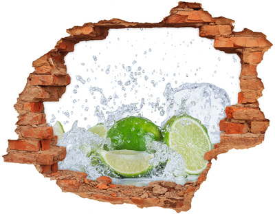 Samoprzylepna naklejka beton Limonki i woda