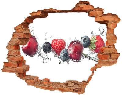 Samoprzylepna naklejka beton Owoce leśne