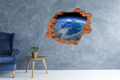 Foto zdjęcie dziura na ścianę Planeta Ziemia