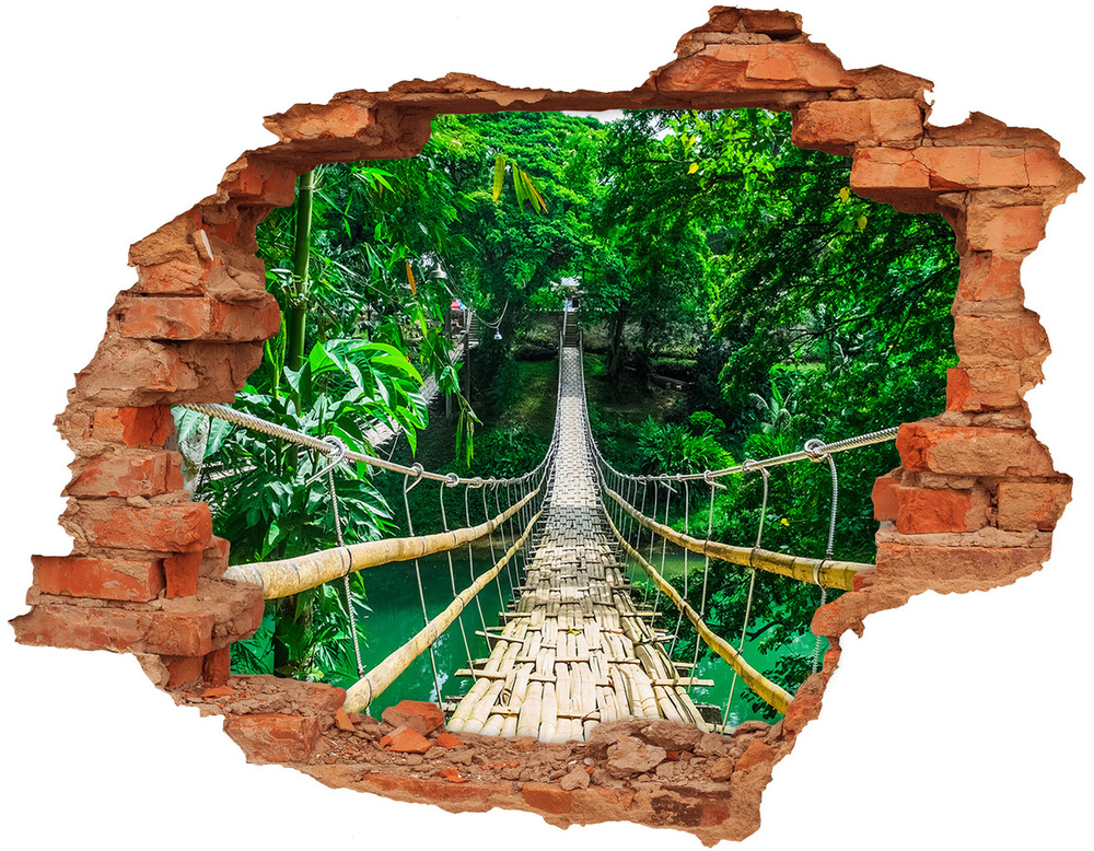 Fototapeta dziura na ścianę 3d Wieża Eiffla Paryż