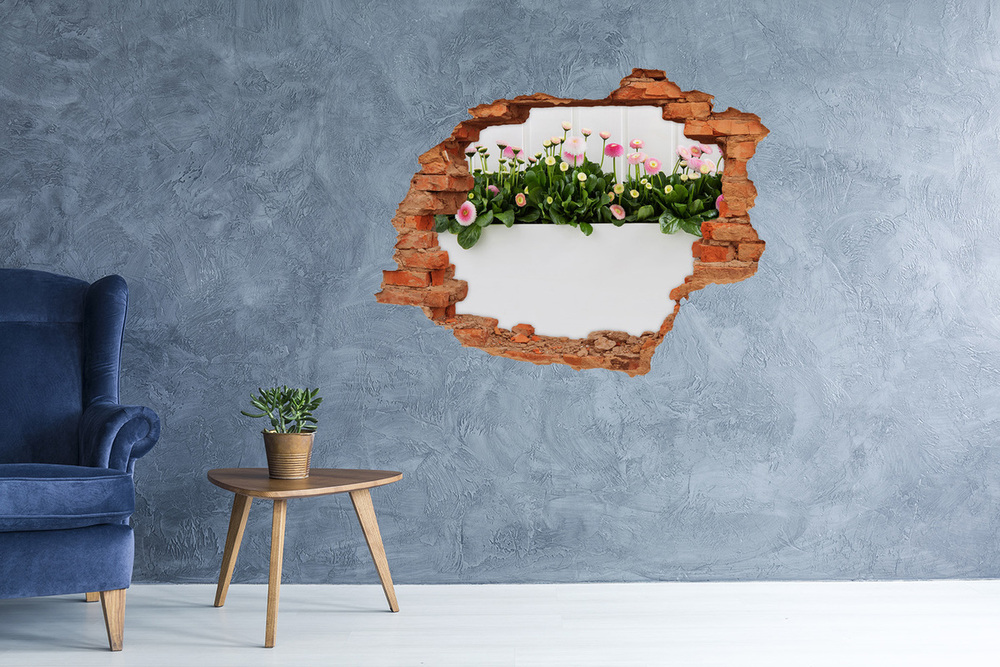 Fototapeta dziura na ścianę 3d Santorini Grecja