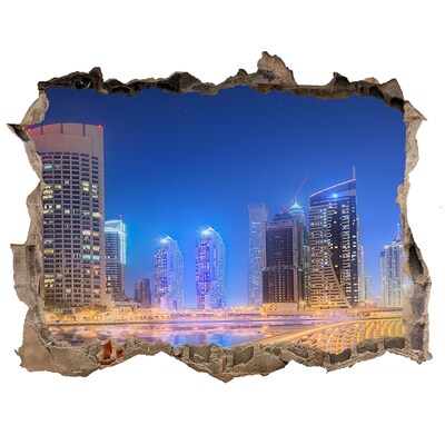 Fototapeta dziura na ścianę Dubaj