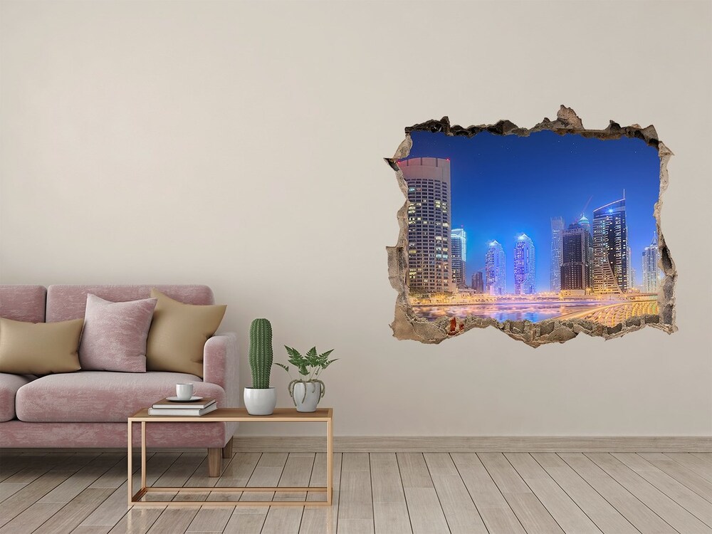 Fototapeta dziura na ścianę Dubaj