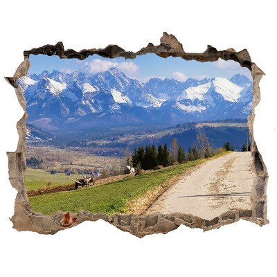 Samoprzylepna naklejka beton Panorama Tatr