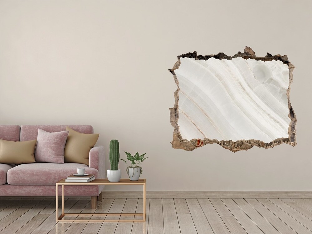 Dziura 3d foto tapeta Marmurowa tekstura