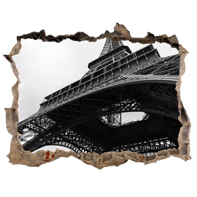 Fototapeta dziura na ścianę Wieża Eiffla Paryż