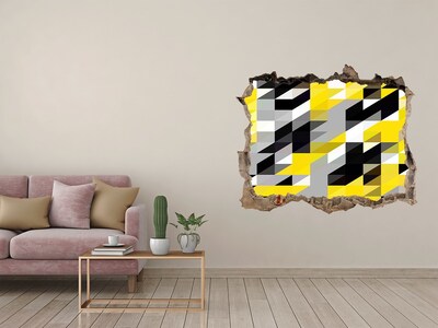Dziura 3d foto tapeta naklejka Geometryczne tło