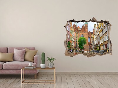 Fototapeta dziura na ścianę Gdańsk Polska