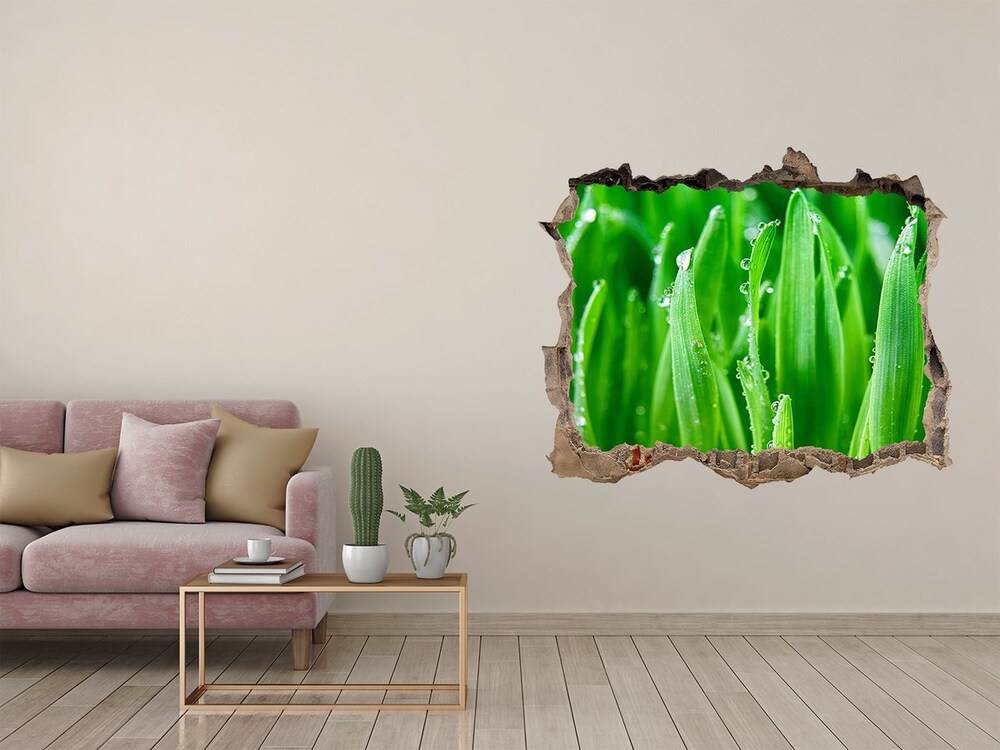 Samoprzylepna naklejka na ścianę fototapeta Trawa