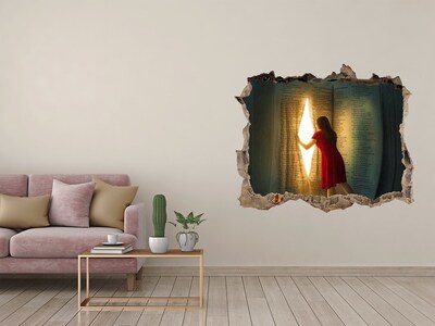 Fototapeta dziura na ścianę Świat książek