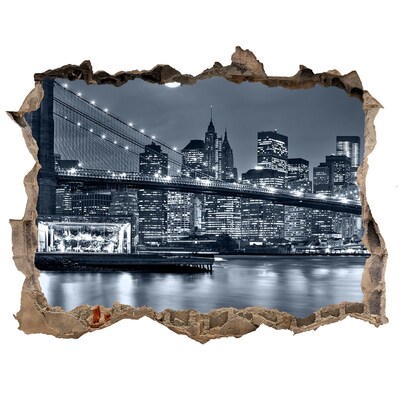Fototapeta dziura na ścianę Manhattan Nowy Jork