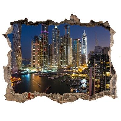 Fototapeta dziura na ścianę Marina w Dubaju