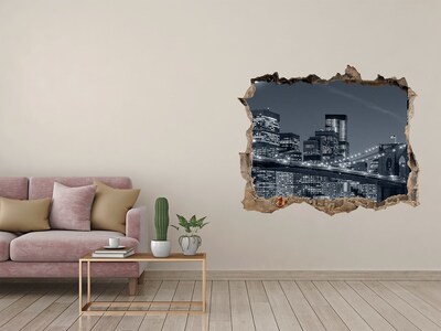 Fototapeta dziura na ścianę Manhattan Nowy Jork