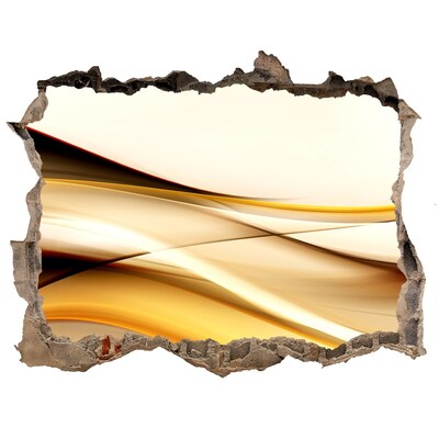 Dziura 3d fototapeta naklejka Abstrakcyjne fale