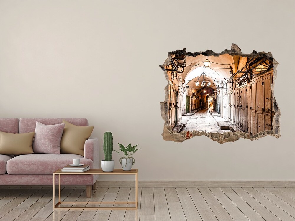 Fototapeta dziura na ścianę 3d Jerozolima