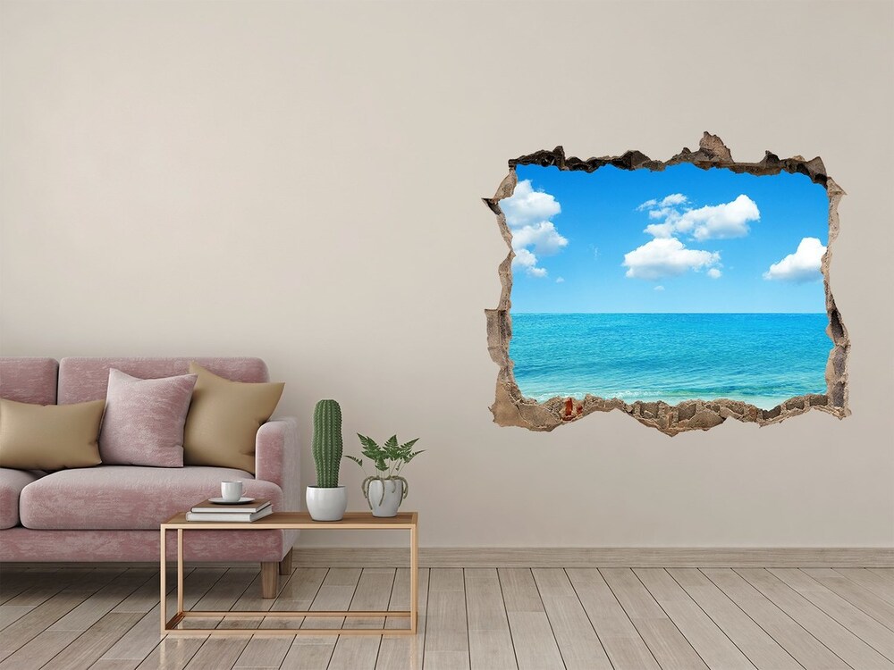 naklejka fototapeta 3D widok Rajska plaża