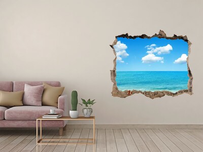 naklejka fototapeta 3D widok Rajska plaża