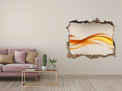 Dziura 3d fototapeta naklejka Abstrakcja fale