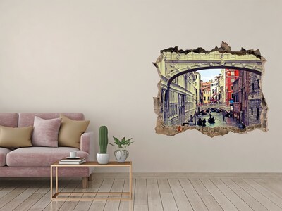 Fototapeta dziura na ścianę 3d Wenecja Włochy