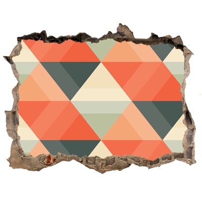 Fotoobraz dziura na ścianę Geometryczne tło