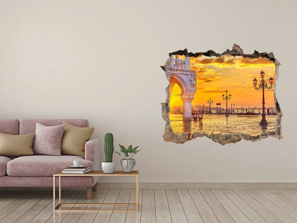 Fototapeta dziura na ścianę 3d Wenecja Włochy