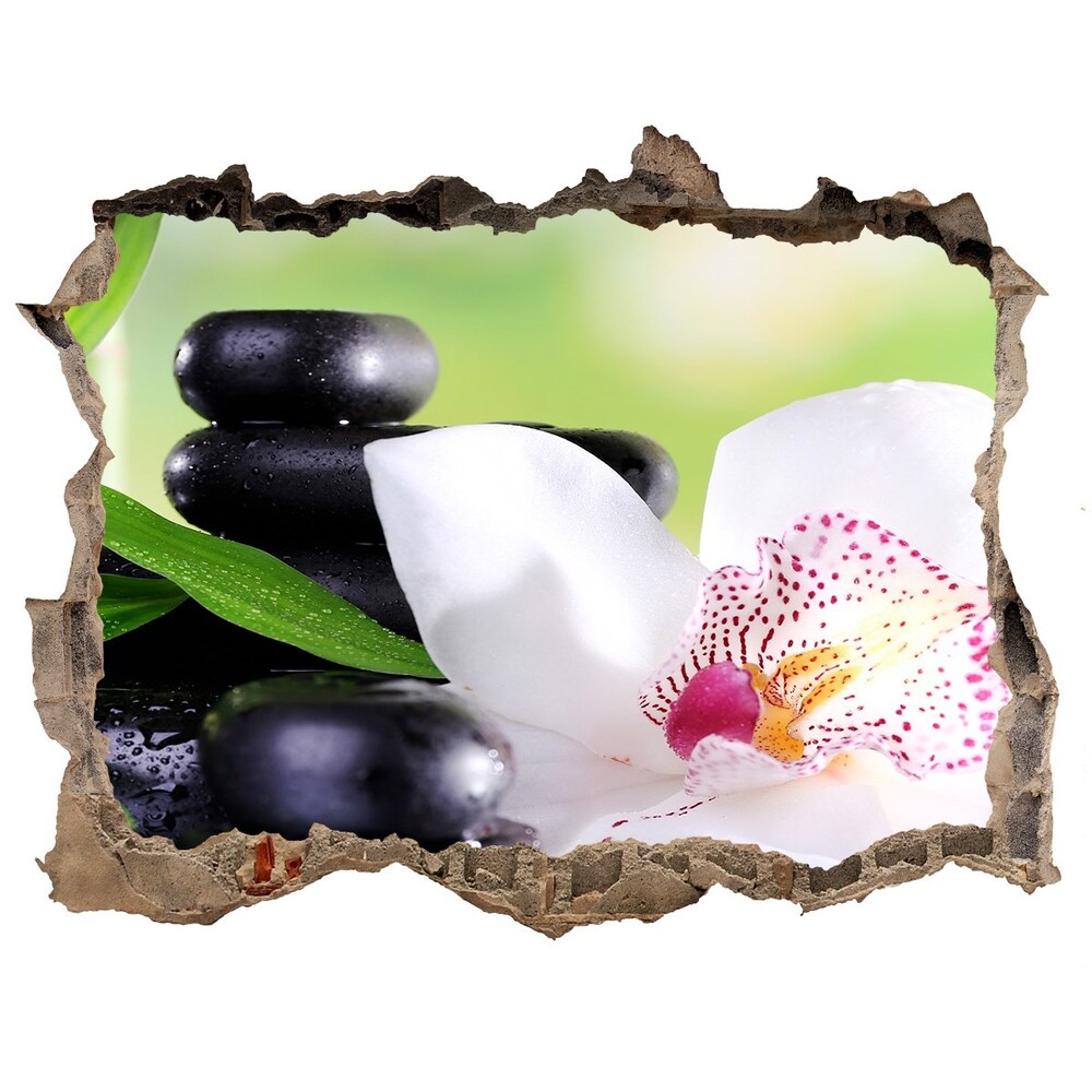 Samoprzylepna dziura naklejka Orchidea
