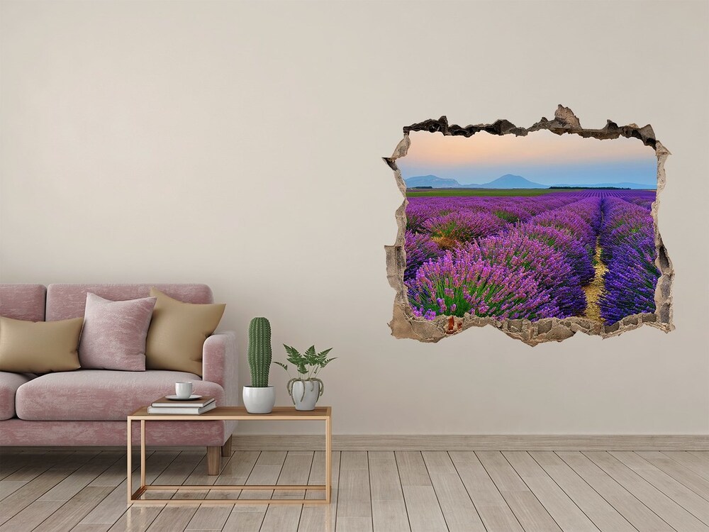 naklejka fototapeta 3D widok Pole lawendy