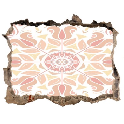 Dziura 3d fototapeta na ścianę Ornamenty