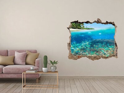 naklejka fototapeta 3D widok Rafa koralowa
