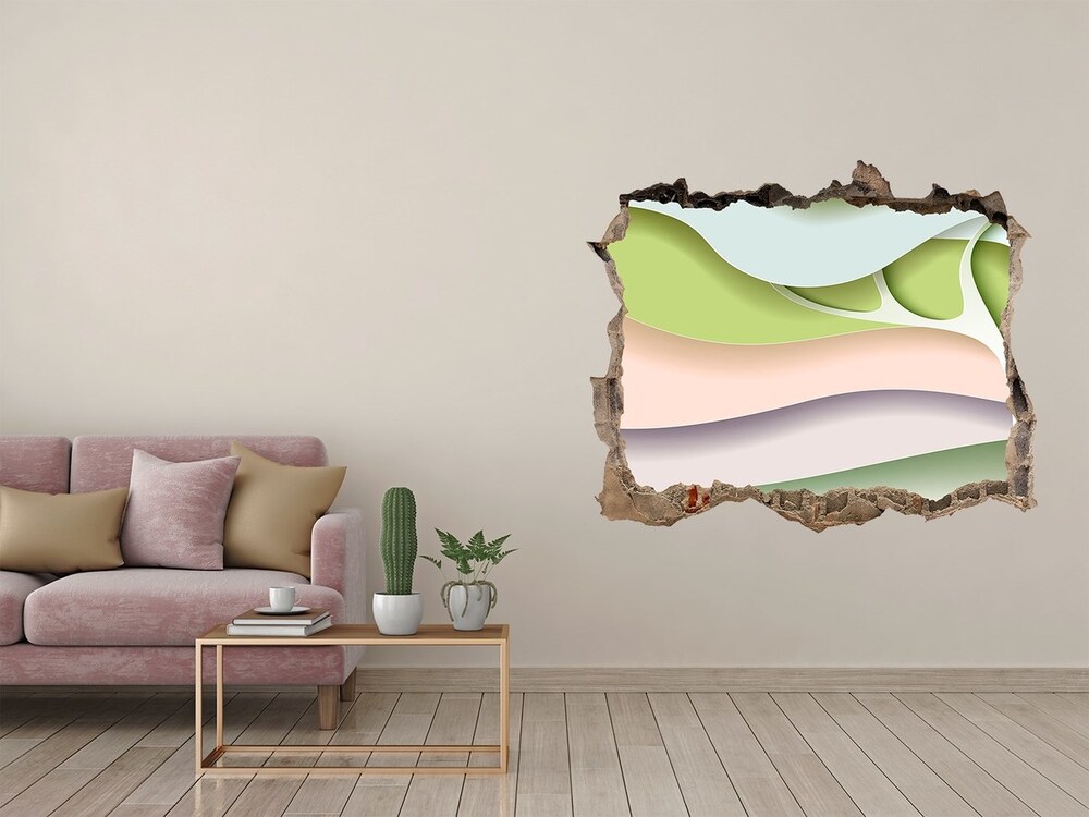 Dziura 3d fototapeta naklejka Abstrakcja drzewo