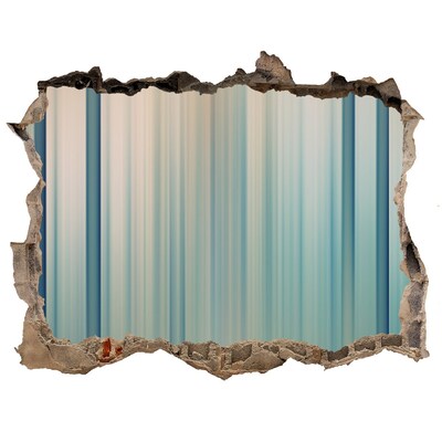 Dziura 3d fototapeta na ścianę Niebieskie paski