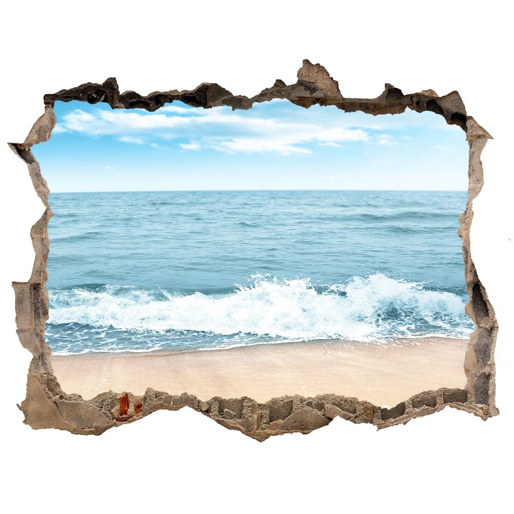 naklejka fototapeta 3D widok beton Plaża
