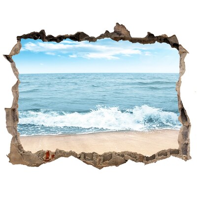 naklejka fototapeta 3D widok beton Plaża