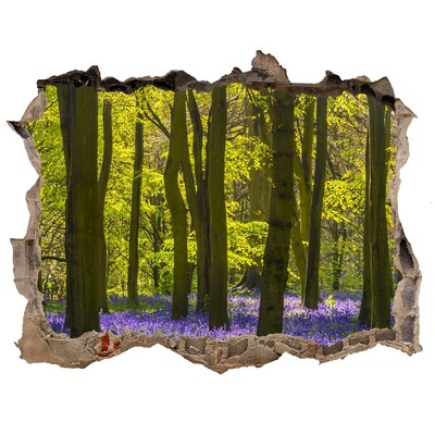 naklejka fototapeta 3D widok Las wiosną