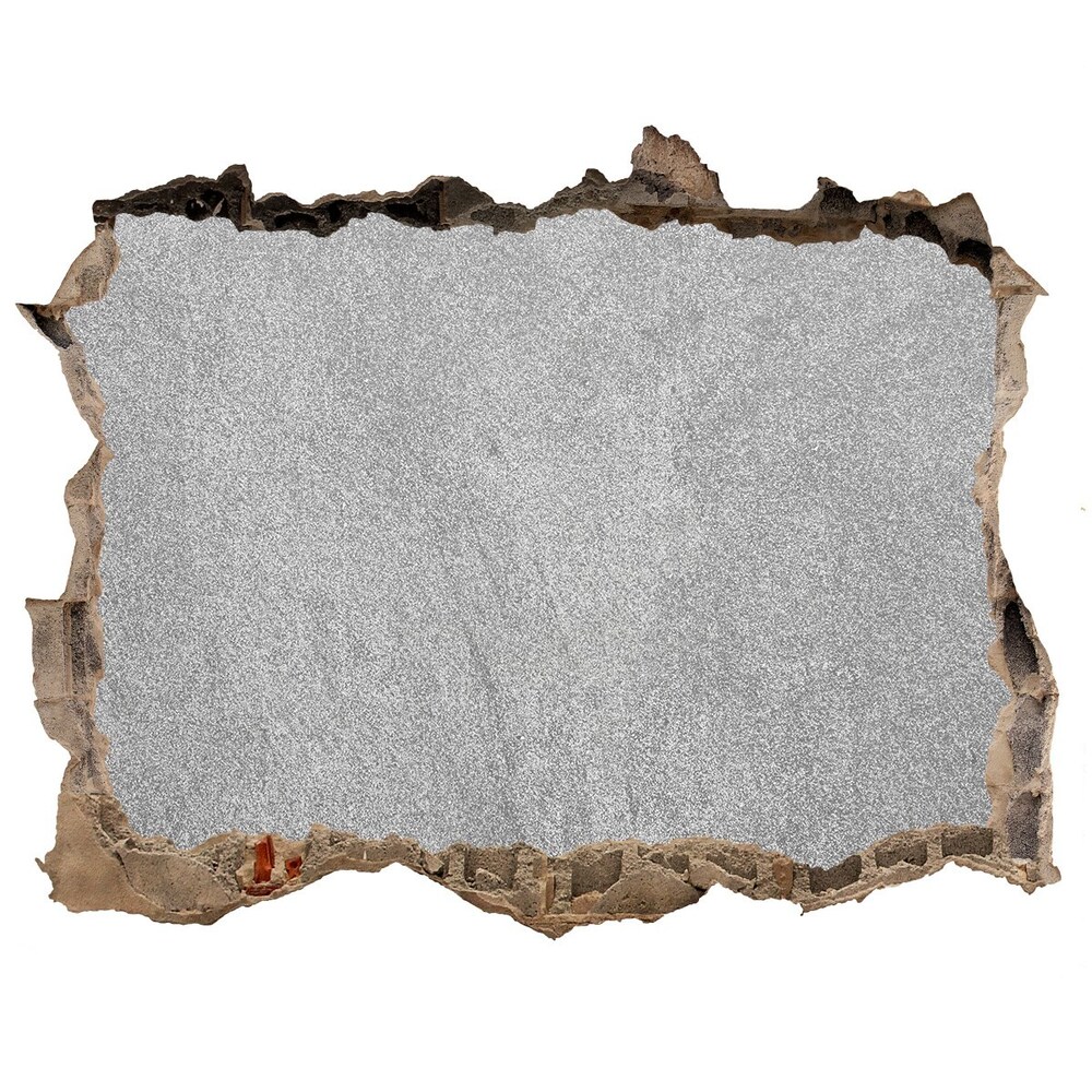 Dziura 3d fototapeta na ścianę Szara ściana