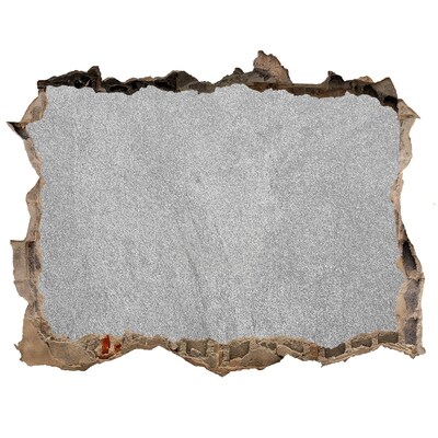 Dziura 3d fototapeta na ścianę Szara ściana