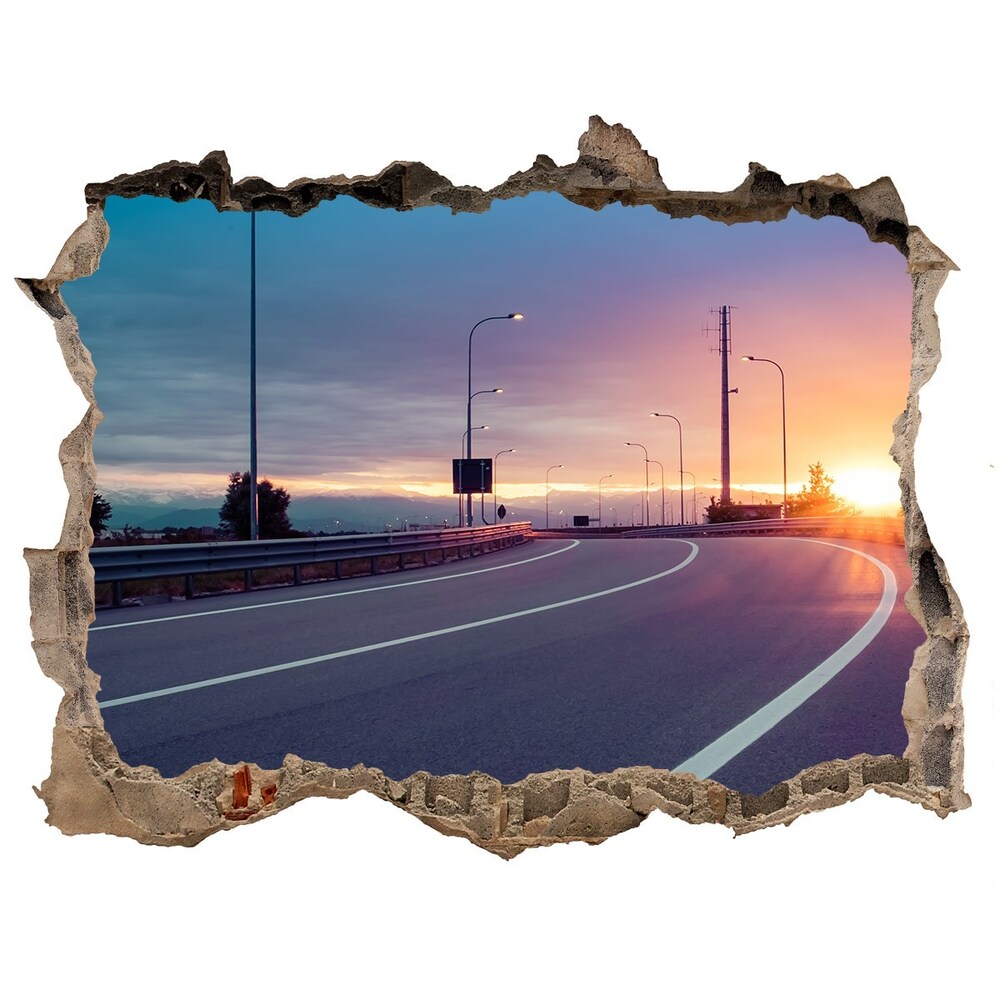 naklejka fototapeta 3D widok Autostrada